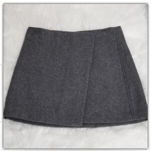 Uniqlo wrap wool blend skirt